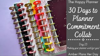30 Days to Planner Commitment Collab: Day 23 | Make Your Planner Work for You | GIVEAWAY