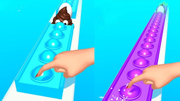 Pop Run! Very satisfying and relaxing sounds ASMR slicing game