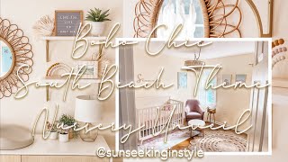 Boho Chic South Beach Theme Baby Girl Nursery Unveil