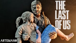 THE LAST OF US Sculpture (JOEL and ELLIE) Polymer clay
