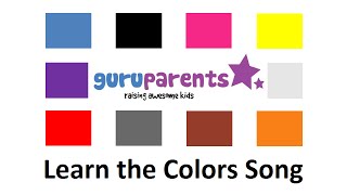 Learn the Colors Song – Teach Colors in English, Baby Toddler Learning Colours