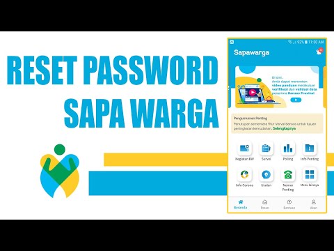 CARA RESET PASSWORD SAPAWARGA OLEH ADMIN