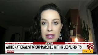 White nationalist group marched within legal rights