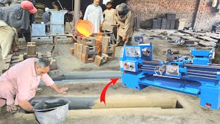 Incredible! Process of Making Lathe Machine in High Scale || Lathe Machine Manufacturing Process