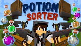 Easy Potion Sorter Tutorial | Minecraft Bedrock 1.20+ Wealth