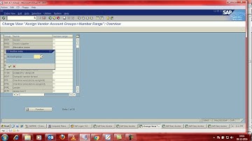 Assign Vendor No Range to Vendor Account Groups in SAP FI module.