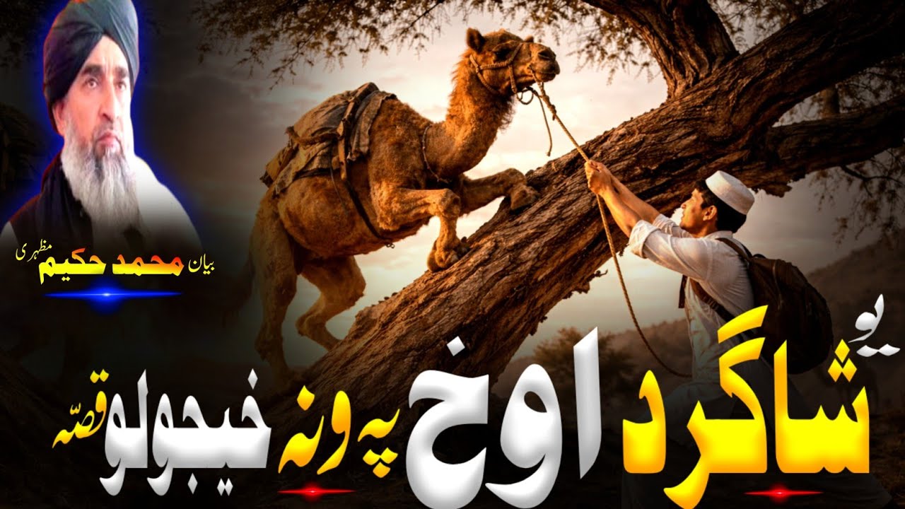 Pashto Bayan/maulana hakeem mazhari seb/یو ماشوم اخ ونی تہ ختو قصہ 