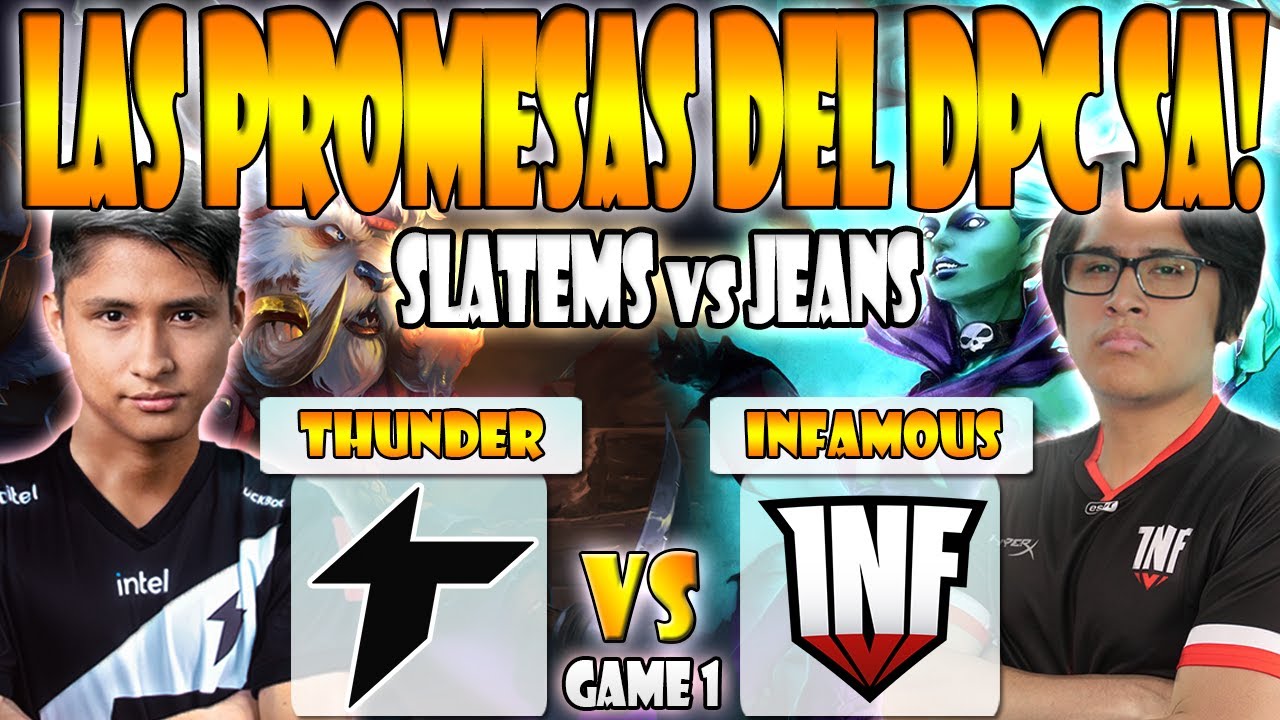 INFAMOUS R VS THUNDER AWAKEN BO3[GAME 1] MR.JEANS VS KNIGHT- DPC SA 2023 TOUR 2:DIVISION 1 - DOTA