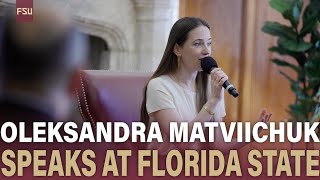 Head of Nobel Peace Prize-winning human rights organization visits FSU
