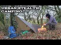 -2 WINTER CAMPING,
Urban stealth camping using oex bivvi and oex tarp, vango 400 sleeping bag