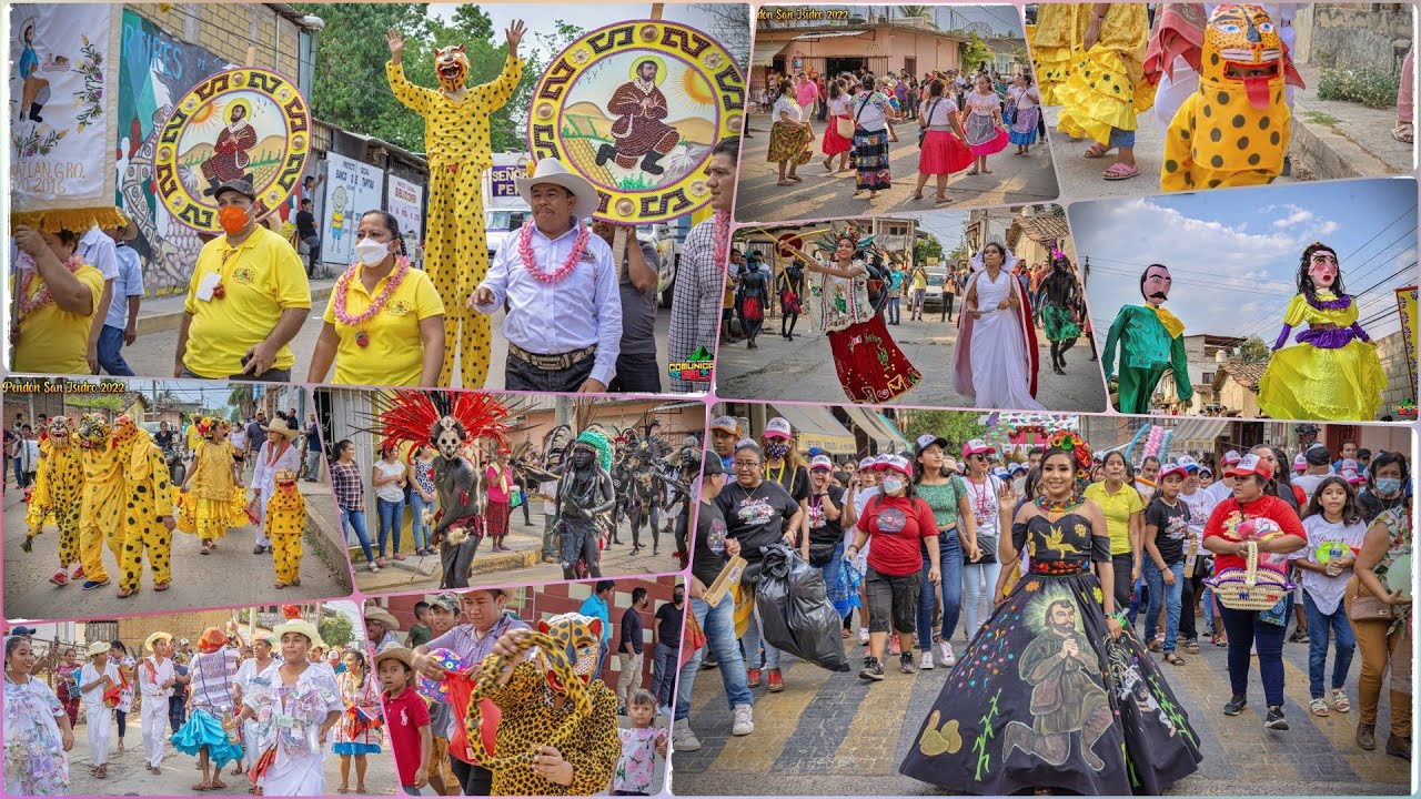 San Luis Acatlán. Tradicional Pendón San Isidro Labrador 2022