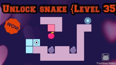 Unlock snake level 35 solution