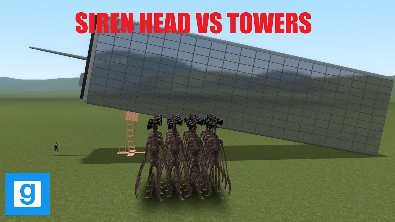 SIREN HEAD TAKES DOWN A TOWER! - Garry's Mod Sandbox - YouTube