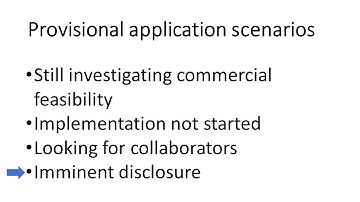Provisional Patent Applications compared with Non-provisional patent applications
