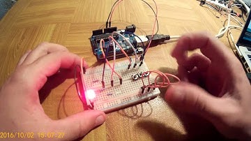 Mezclador de colores, pulsador simple como switch de dos estados con un RGB led y Arduino