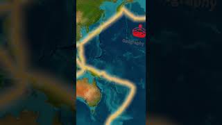 Ring of Fire Where 90% of the world’s earthquakes happen! #geography #facts #shorts #earthquake