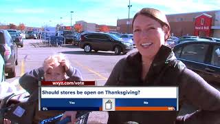 Which stores are open on Thanksgiving