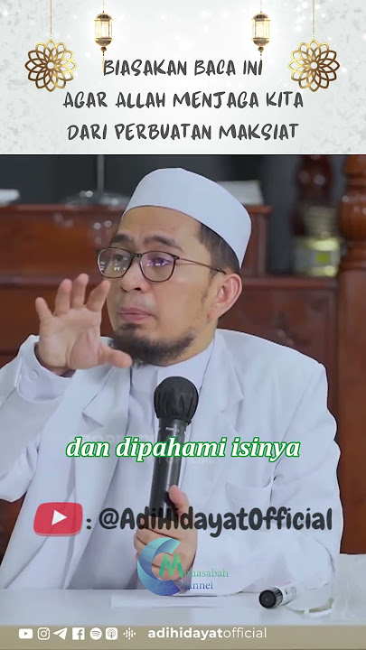 Ayat Penutup Ali Imran Ayat 190-200 #ustadzadihidayat #ceramahsingkat #kajianislam