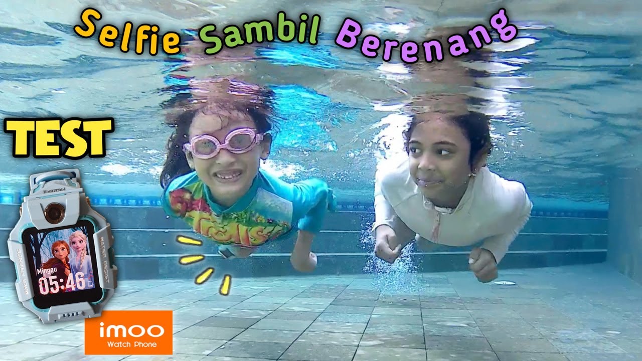 Test imoo Watch Phone Z6 Edisi Frozen II ♥ Asyik Selfie Sambil Berenang - Aqilla's Diary