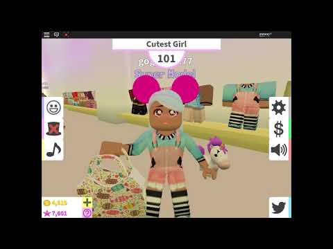 Cutest Girl Contest Fashion Famous Roblox Youtube - how to hack roblox fashion famous
