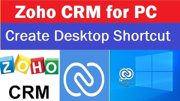 How to Create ZOHO CRM Desktop Shortcut on Windows PC |  Zoho CRM desktop shortcut