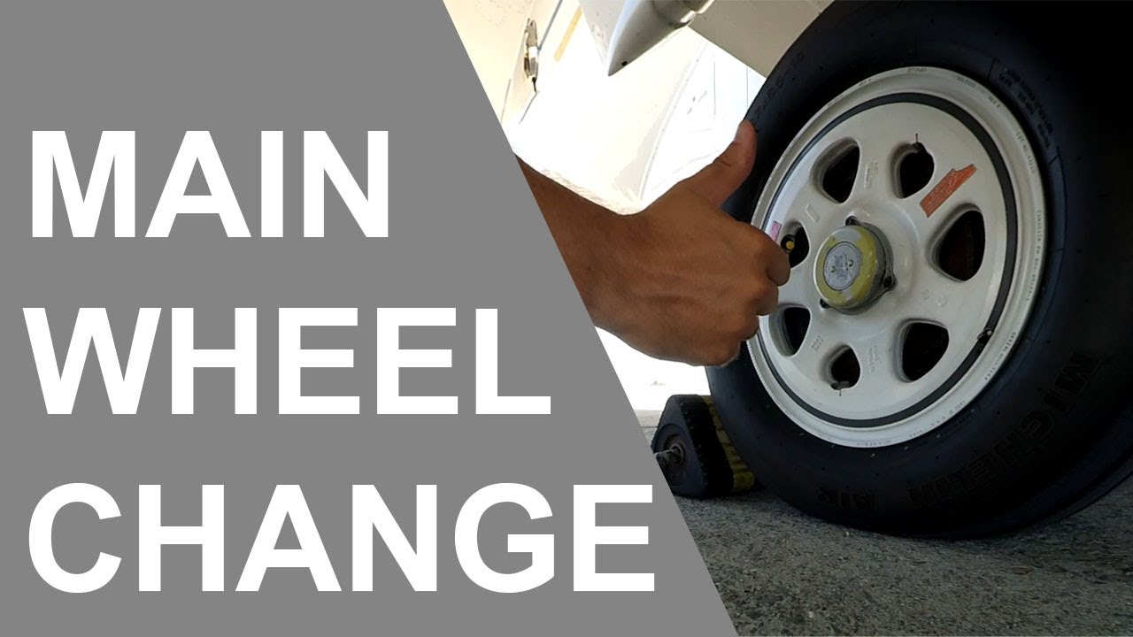 Aircraft Main Wheel Replacement - Bombardier Challenger 605