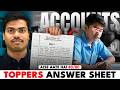 Toppers Secret | Score 80/80 in Accounts Board Exam 2026 | Toppers Answer Sheet & Presentation