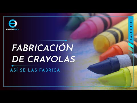 Así es el proceso de fabricación de crayolas. 