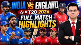India vs England 4th T20 Match Live Highlights | India Tour of England 2026