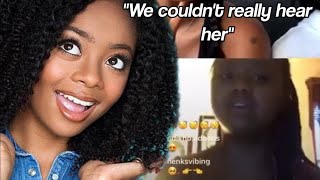 Skai Jackson REMOVES a Fan singing from her Instagram Live