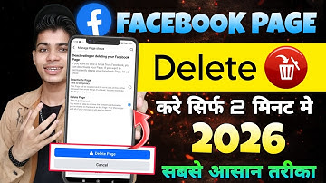 Facebook Page delete kaise kare 2026 / How to delete facebook page permanently / Fb page delete kare