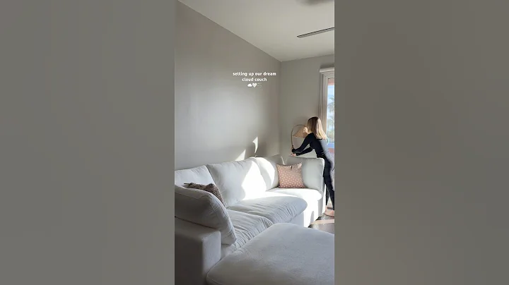 Amazon popped off #amazon #cloudcouch #couch #livingroom #amazonmusthaves #amazonfinds #newcouch