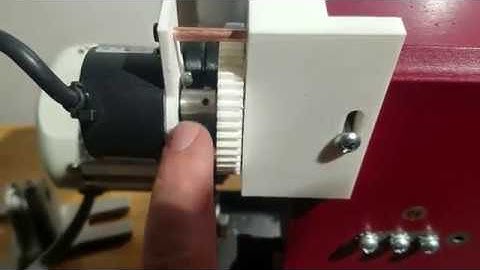 mini lathe differential encoder mount