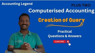 Creation of Query|Open Office Base|Plus Two Practical Problem|CAS