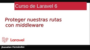 Curso básico de Laravel 6 CRUD - 19 Proteger nuestras rutas con middleware