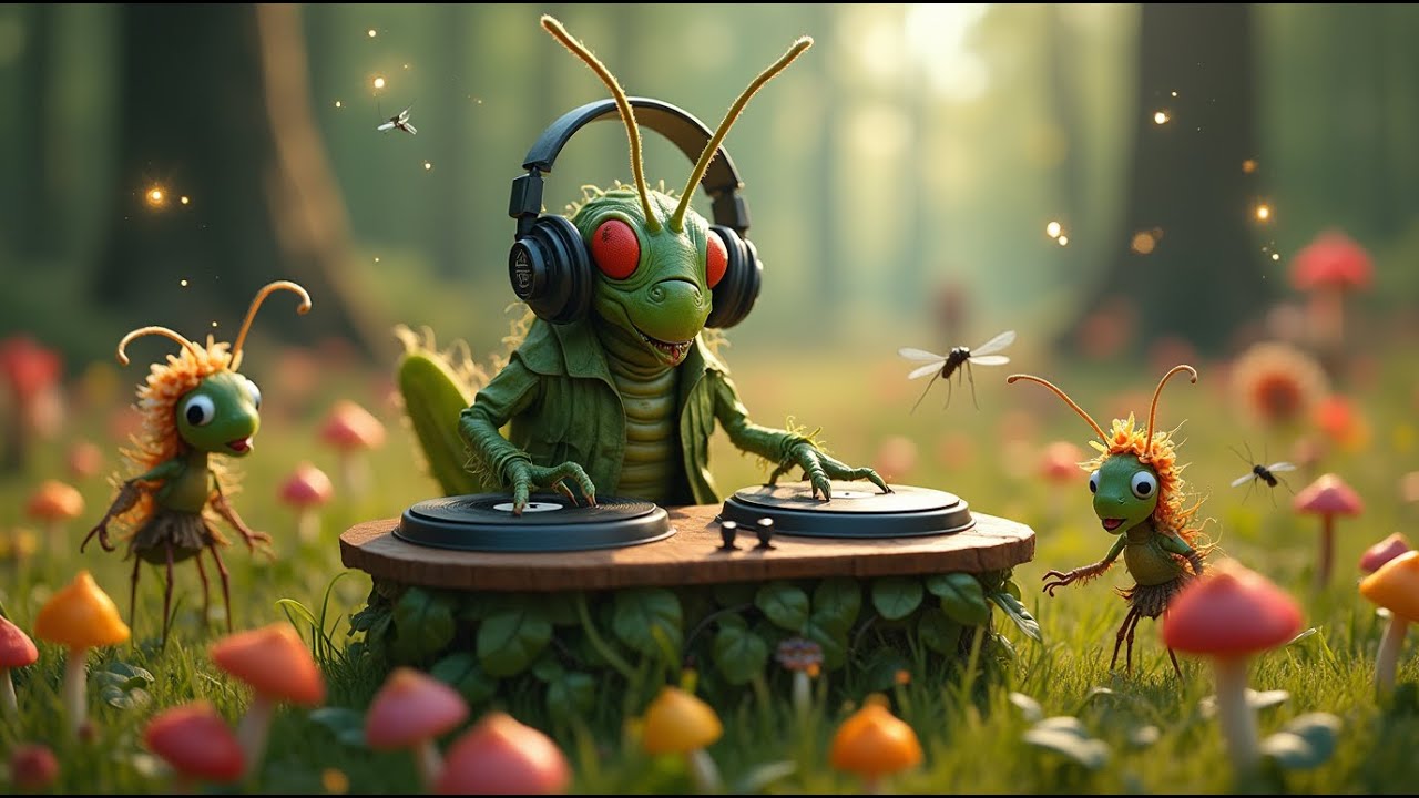 Čīgā Čīgā Sienāzītis (Skudru valodā)