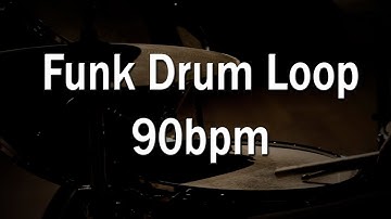 Funk Drum Loop for practicing - 90bpm