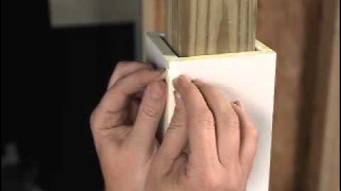 Installing Versatex Versawrap - One piece column wrap