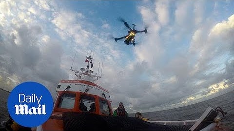 Drones trialled on search and rescue operations in world first - Daily Mail
