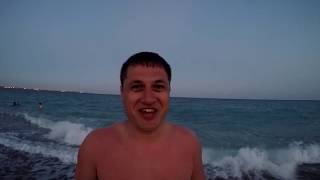 Анталия. Вечернее купание в море. Пляж. Гостиница Акрополь. Acropol.