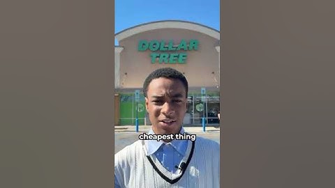 Whats the Cheapest Item at Dollar Tree?