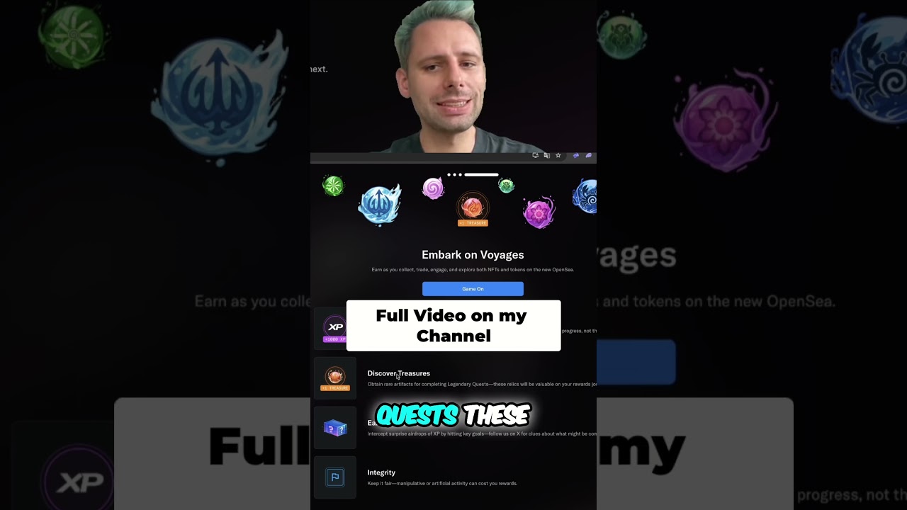 OpenSea Voyages - Earn Rewards Collecting NFTs & Tokens! 🌊