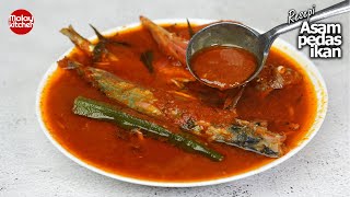 Resepi asam pedas ikan kembung gerenti SEDAP dan kuah pekat