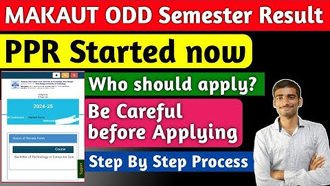 🔥Makaut Odd Sem PPR Form released😲|Should you apply for PPR? #makaut #makaut_exam