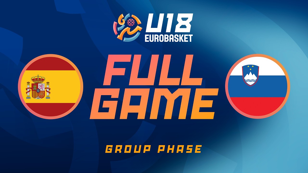 Group Phase | Spain v Slovenia | Full Basketball Game | FIBA U18 Women's EuroBasket 2026