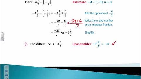Lesson 2.3: Multiplying and Dividing Rational Numbers