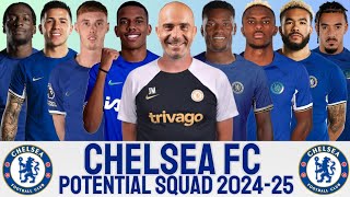 CHELSEA FC POTENTIAL SQUAD 2024/25 | CHELSEA 2024/25 SUMMER TRANFER | ESTEVAO WILLIAN | EPL
