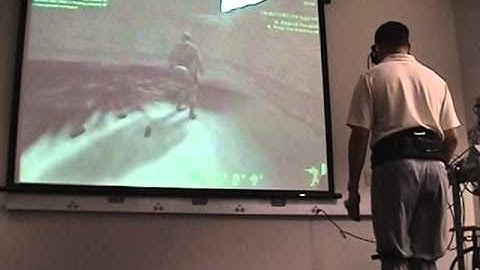 Prototype Walk in Place Locomotion Device