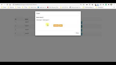 Membuat Modal Dinamis dengan Ajax dan PHP (Source Kode dan Demo)