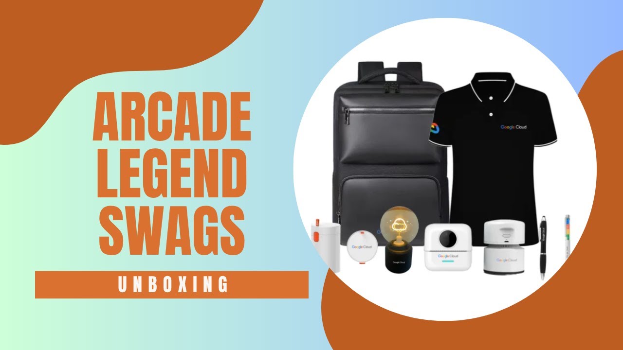 Arcade Legend Swag Unboxing | Arcade Games 2025 Cohort 1 | Google Cloud